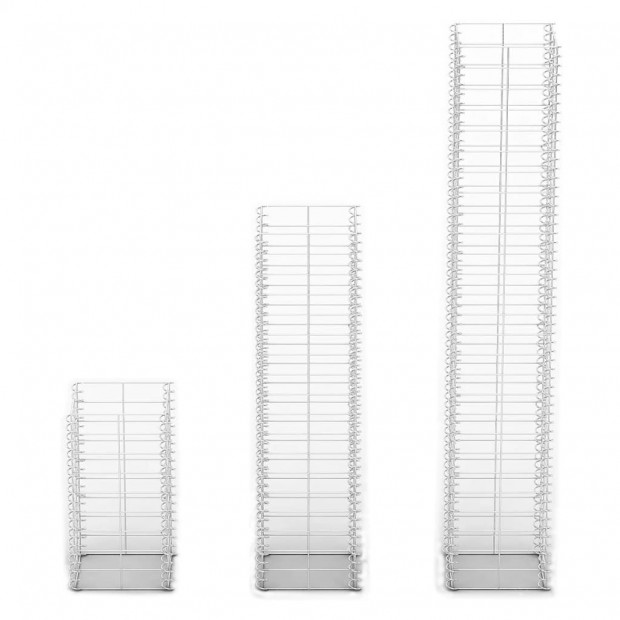 3 Piece Gabion Set Galvanised Wire Image 3