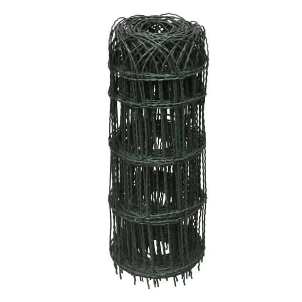Garden Border Fence Powder-coated Iron 10x0.65 M Image 2