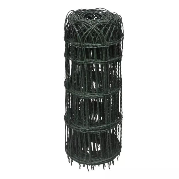 Garden Border Fence Powder-coated Iron 25x0.65 M Image 2