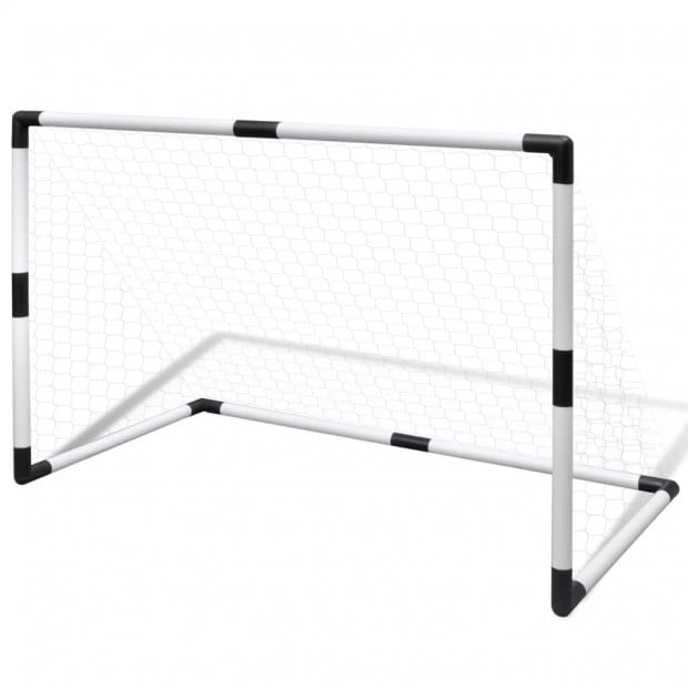 Mini Soccer Goals Post Net Set 2 Pcs For Kids 91.5 X 48 X 61 Cm Image 2