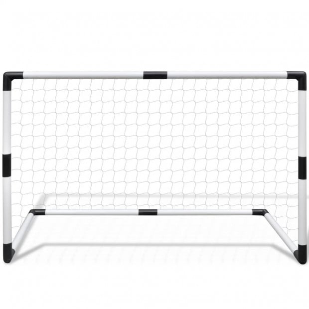 Mini Soccer Goals Post Net Set 2 Pcs For Kids 91.5 X 48 X 61 Cm Image 3