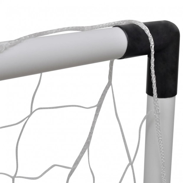 Mini Soccer Goals Post Net Set 2 Pcs For Kids 91.5 X 48 X 61 Cm Image 4