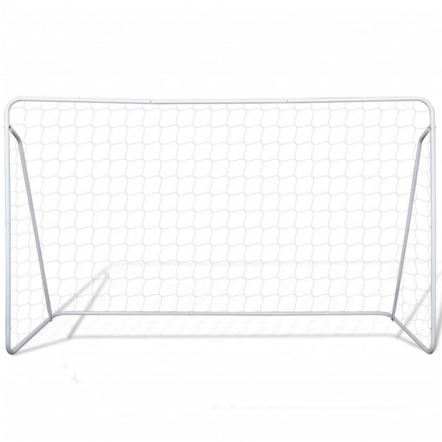 Soccer Goal Post Net Set Steel 240 X 90 X 150 Cm High-quality Image 2
