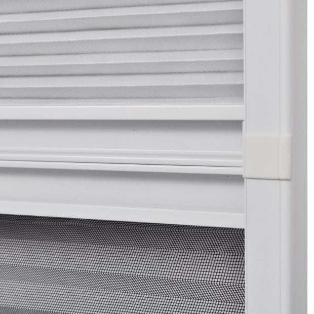 Insect Plisse Screen Window Aluminium 160 X 80 Cm With Shade Image 6