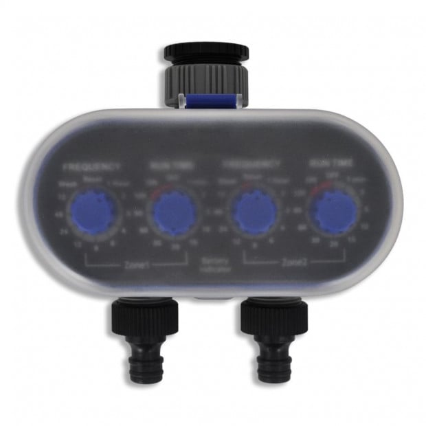 Garden Electronic Automatic Water Timer Irrigation Timer Double Outlet Image 2