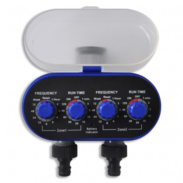 Garden Electronic Automatic Water Timer Irrigation Timer Double Outlet Image 4