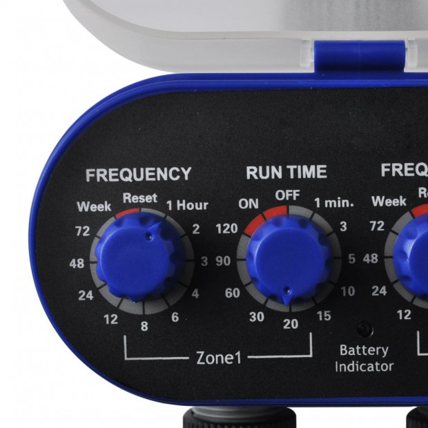 Garden Electronic Automatic Water Timer Irrigation Timer Double Outlet Image 5