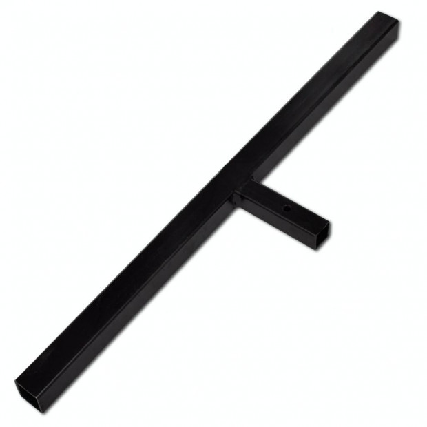 Ground Drill With Handle Auger Bit 80 Mm Double Spirals Steel Black Image 2