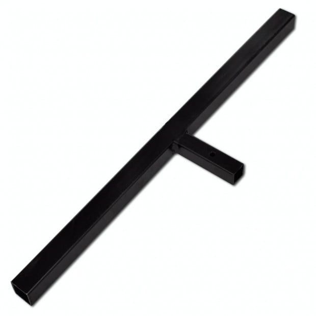 Ground Drill With Handle Auger Bit 100 Mm Double Spirals Steel Black Image 2