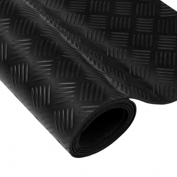 Rubber Floor Mat Anti-slip 2 X 1 M Checker Plate Image 4