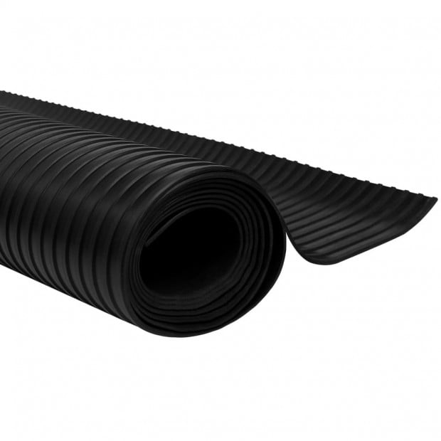 Rubber Floor Mat Anti-slip 5 X 1 M Broad Ribbed Image 3