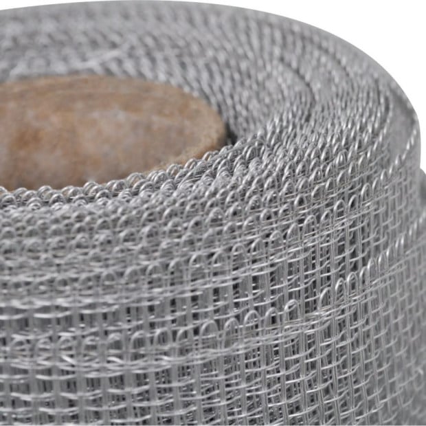 Mesh Screen Aluminium 100x500 Cm Silver Image 5