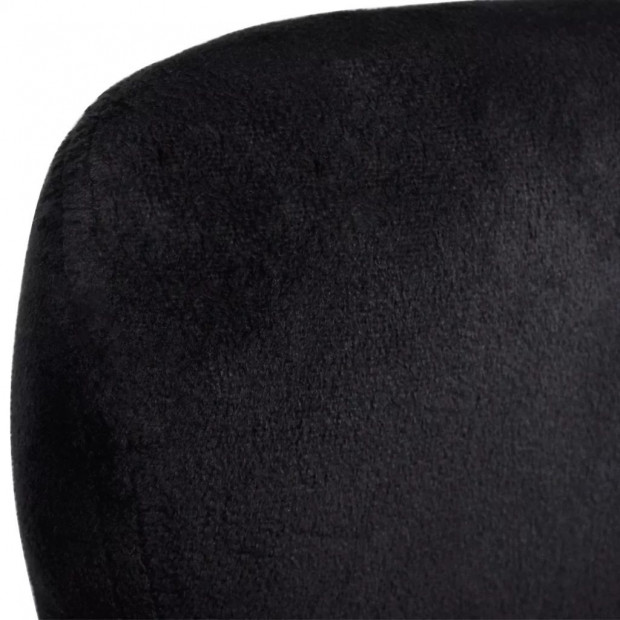 Armchair With Egg Shape Black Image 5