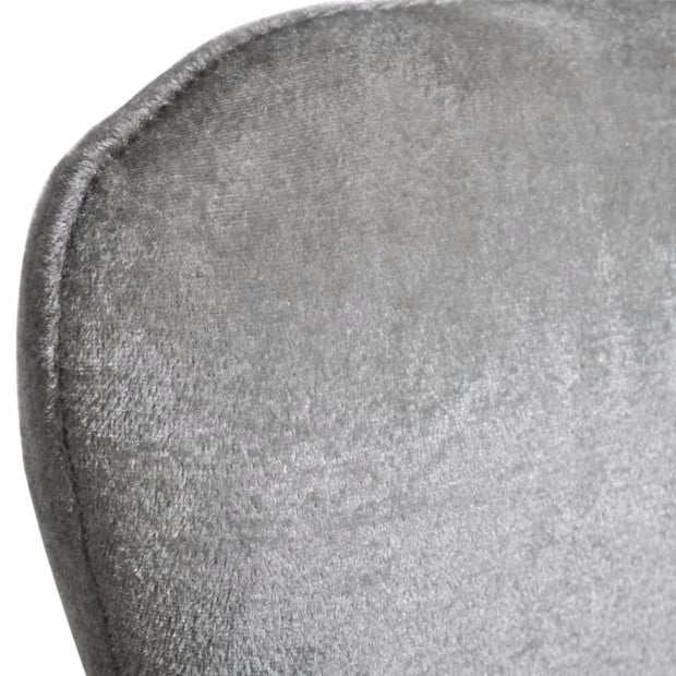 Armchair With Egg Shape Silver Image 6