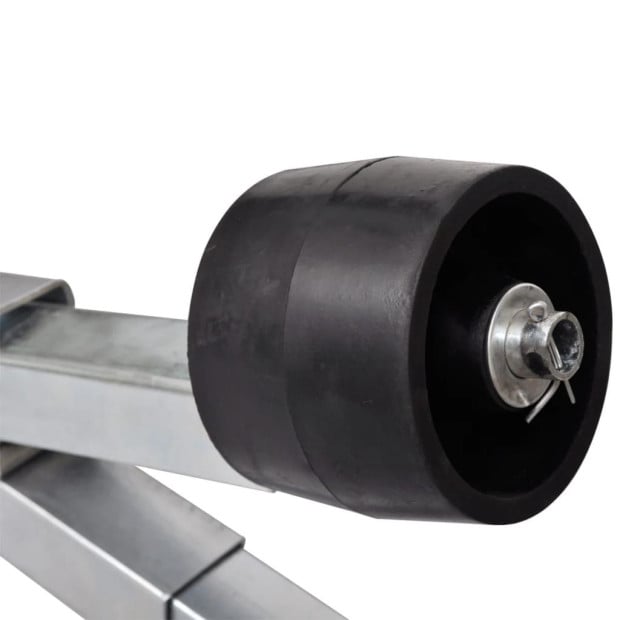 Boat Trailer Bottom Support Bracket With Keel Rollers Image 3
