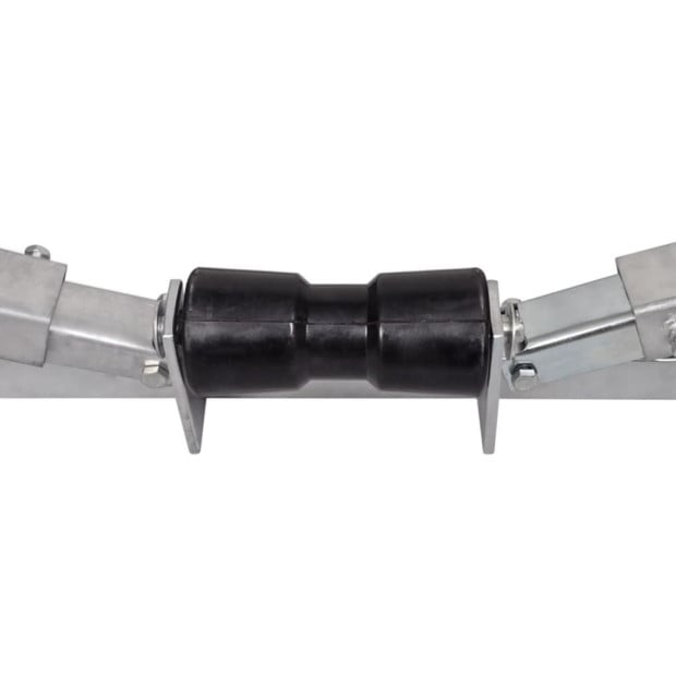 Boat Trailer Bottom Support Bracket With Keel Rollers Image 4