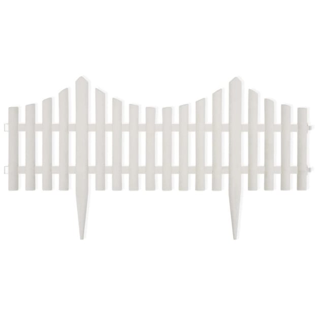 White Lawn Divider 17 Pcs / 10 M