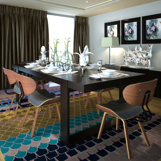 Dining Chairs 6 Pcs With Backrest Artificial Leather Image 2