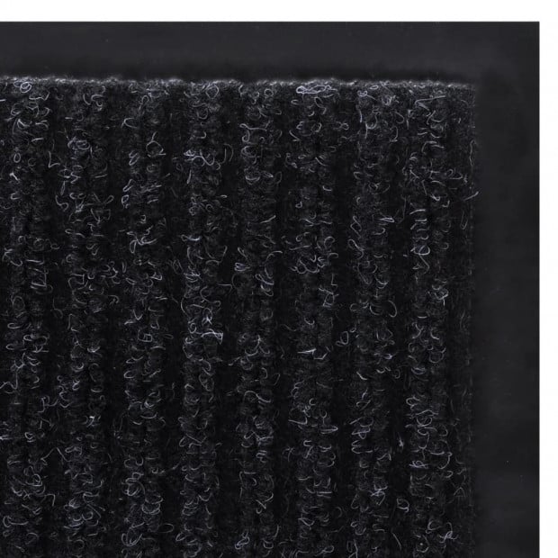 Black Pvc Door Mat 90 X 60 Cm Image 6
