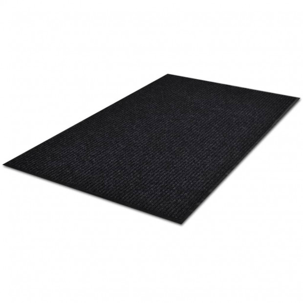 Black Pvc Door Mat 90 X 120 Cm Image 4