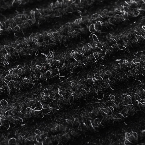 Black Pvc Door Mat 90 X 150 Cm Image 2