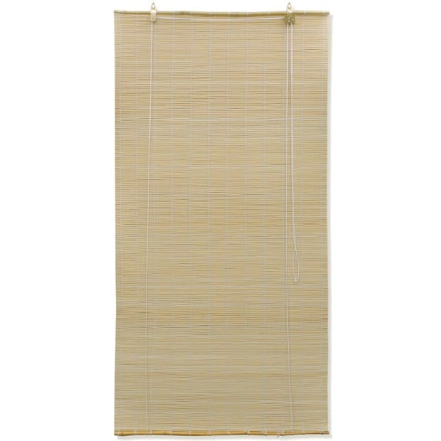 Natural Bamboo Roller Blinds 120 X 160 Cm Image 2