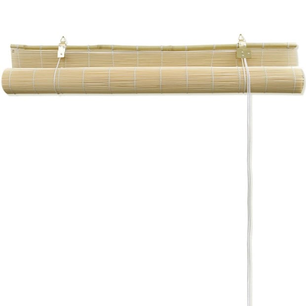 Natural Bamboo Roller Blinds 120 X 220 Cm Image 5