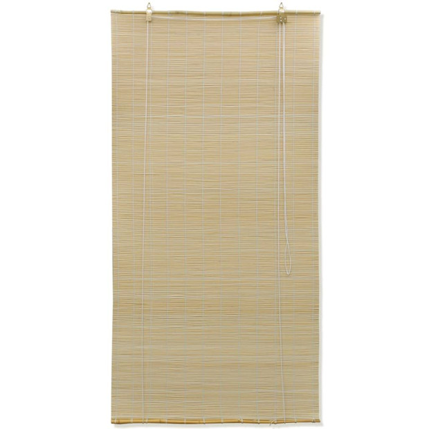 Natural Bamboo Roller Blinds 140 X 160 Cm Image 2