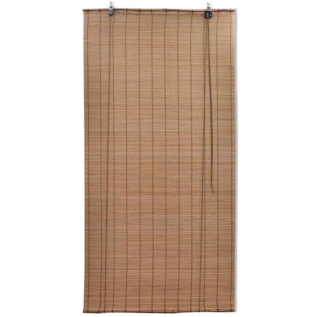 Brown Bamboo Roller Blinds 120 X 160 Cm Image 2