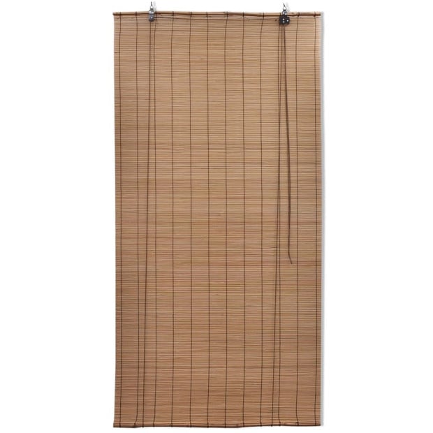 Brown Bamboo Roller Blinds 140 X 160 Cm Image 2