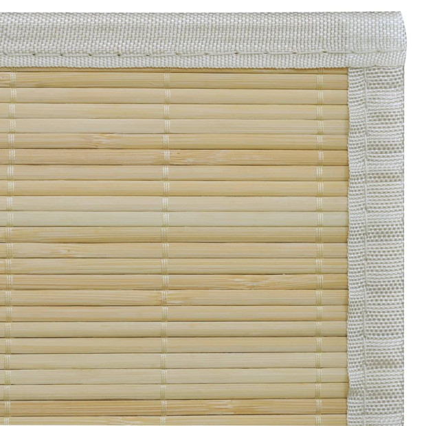 Rectangular Natural Bamboo Rug 120 X 180 Cm Image 6