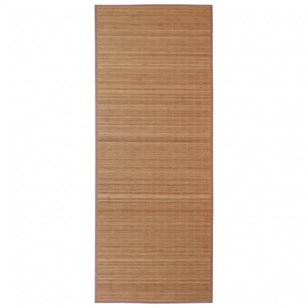 Rectangular Brown Bamboo Rug 120 X 180 Cm