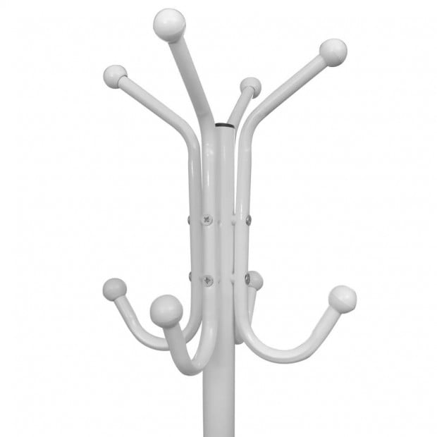 Coat Stand Metal White Image 2