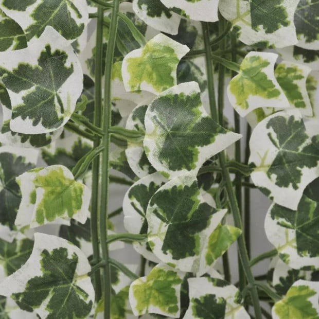 2 Pcs Variegated Artificial Ivy Bush 90 Cm Image 2