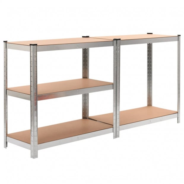 Storage Shelf Silver 2 Pcs Image 2