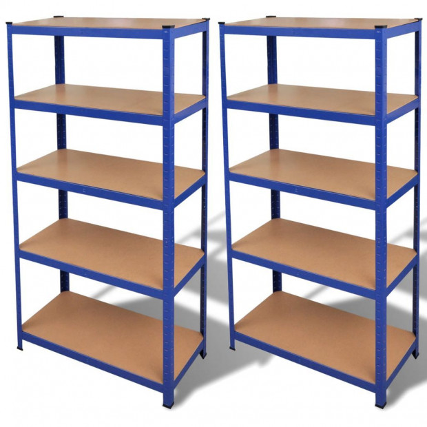 Storage Shelf Blue 2 Pcs