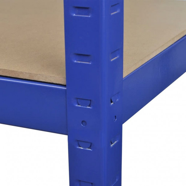Storage Shelf Blue 2 Pcs Image 4