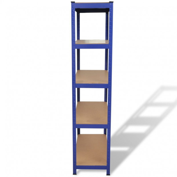 Storage Shelf Blue 2 Pcs Image 5