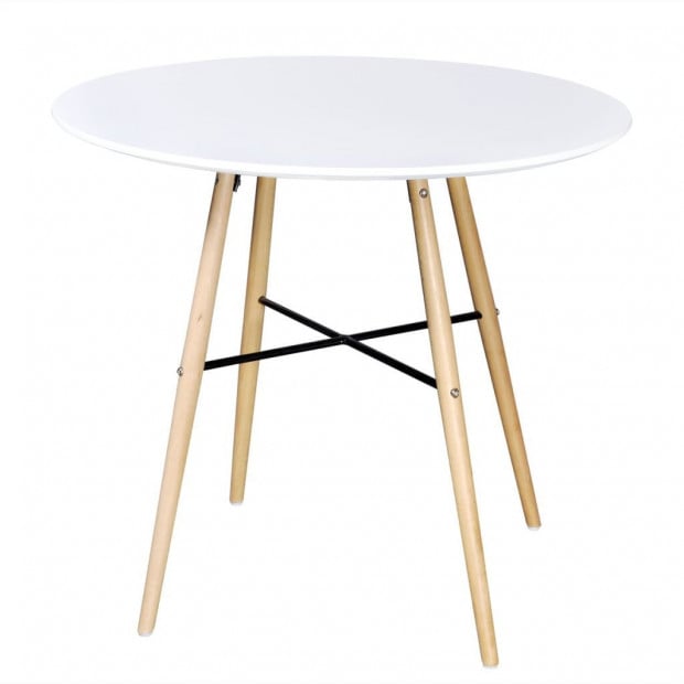 Dining Table Mdf Round White