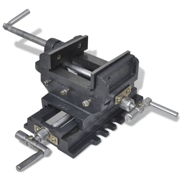 Manually Operated Cross Slide Drill Press Vice 78 Mm Image 4