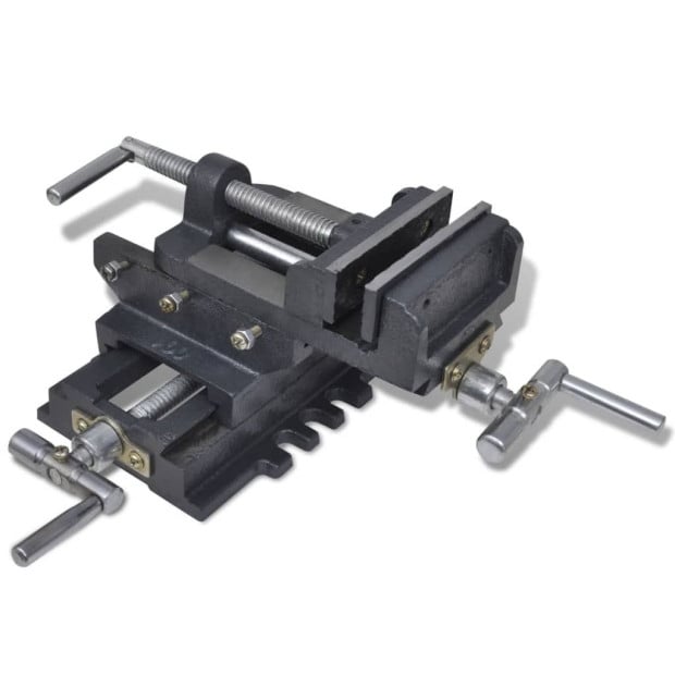Manually Operated Cross Slide Drill Press Vice 78 Mm Image 5