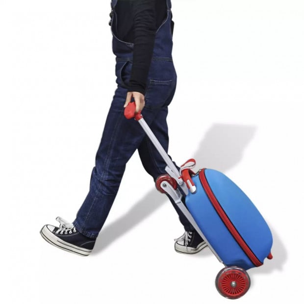 Scooter With Trolley Case For Children Blue Image 3