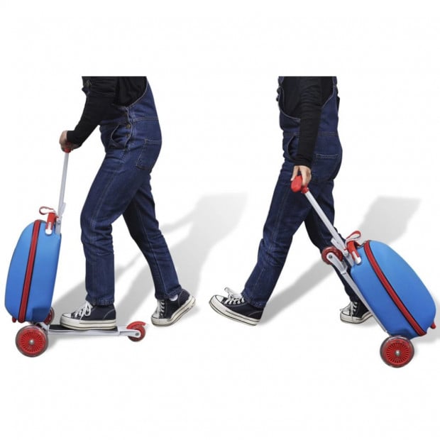 Scooter With Trolley Case For Children Blue Image 4