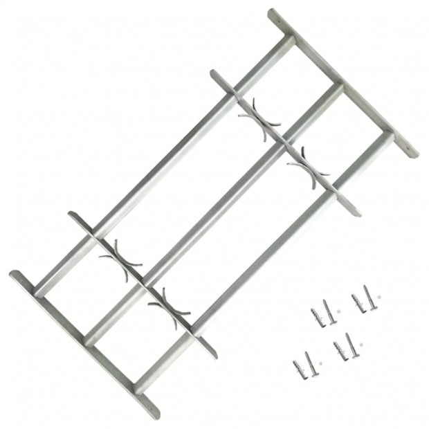 Adjustable Security Grille For Windows With 3 Crossbars 700-1050mm