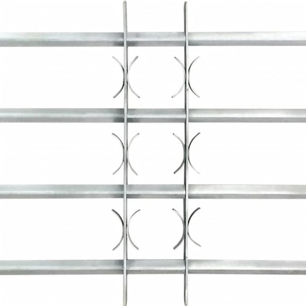 Adjustable Security Grille For Windows With 4 Crossbars 500-650mm Image 3