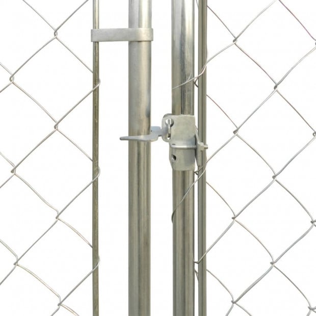 Outdoor Dog Kennel With Canopy Top 2x2 M Image 4