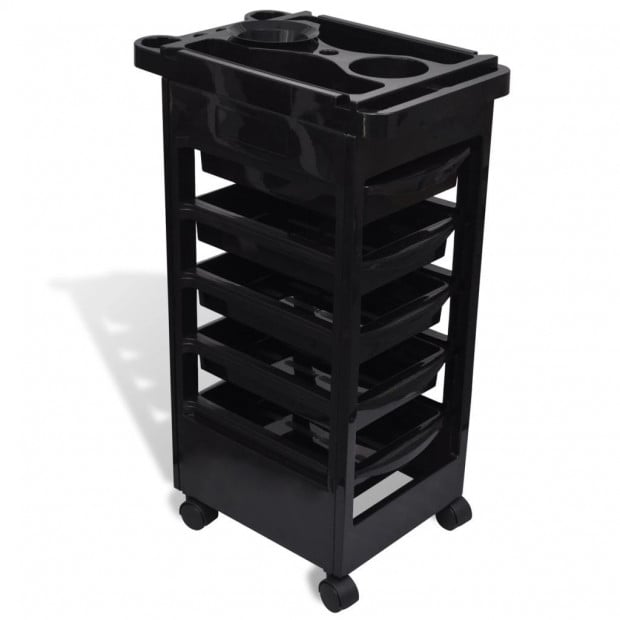 Hair Salon Trolley With Wheels Plastic Image 2