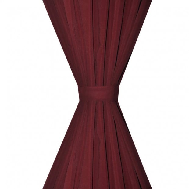 Blockout Curtains 2 Pcs Double Layer 140 X 245 Cm Bordeaux Image 3
