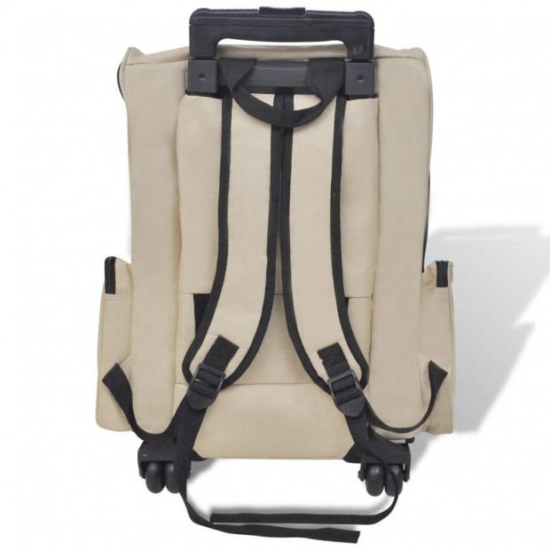 Multipurpose Pet Trolley Beige Foldable Image 4