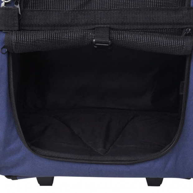Blue Foldable Multipurpose Pet Trolley Image 6